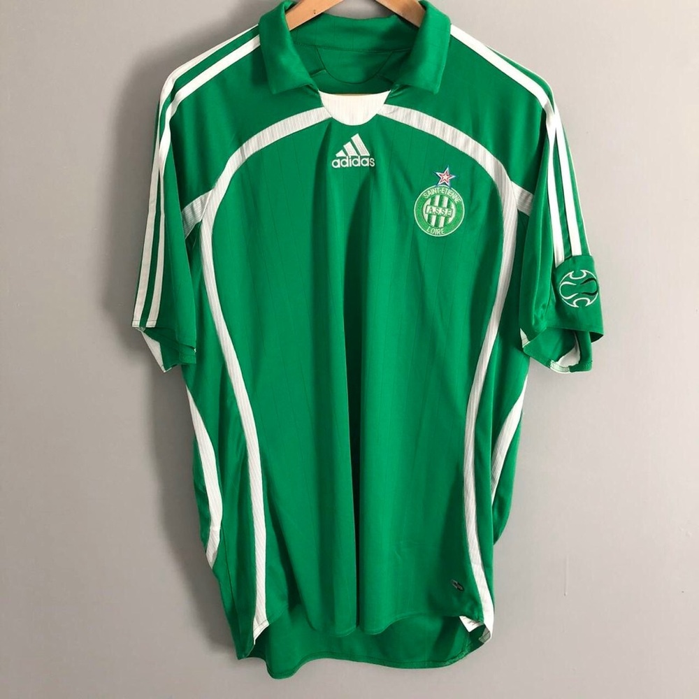 (Men’s Large) 2006 Adidas AS Saint-Étienne Home Shirt 🇫🇷